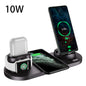 6-in-1 Wireless Charging Dock: Fast Charger for iPhone, Phone, and Watch