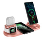 6-in-1 Wireless Charging Dock: Fast Charger for iPhone, Phone, and Watch