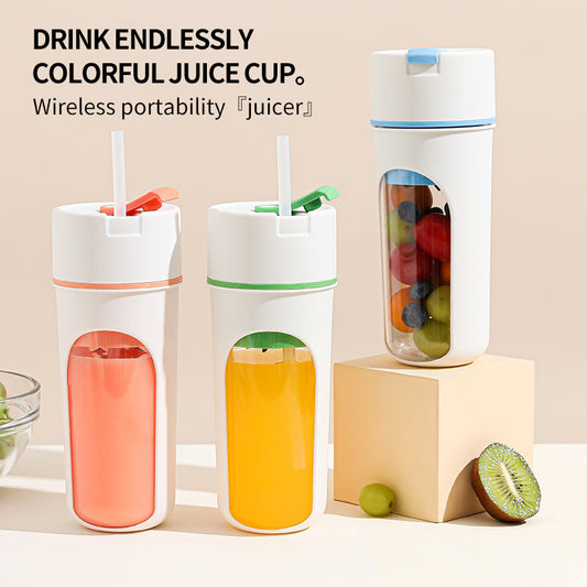 Wireless USB Kitchen Juicer & Blender | Electric Fruit Squeezer & Ice Crusher